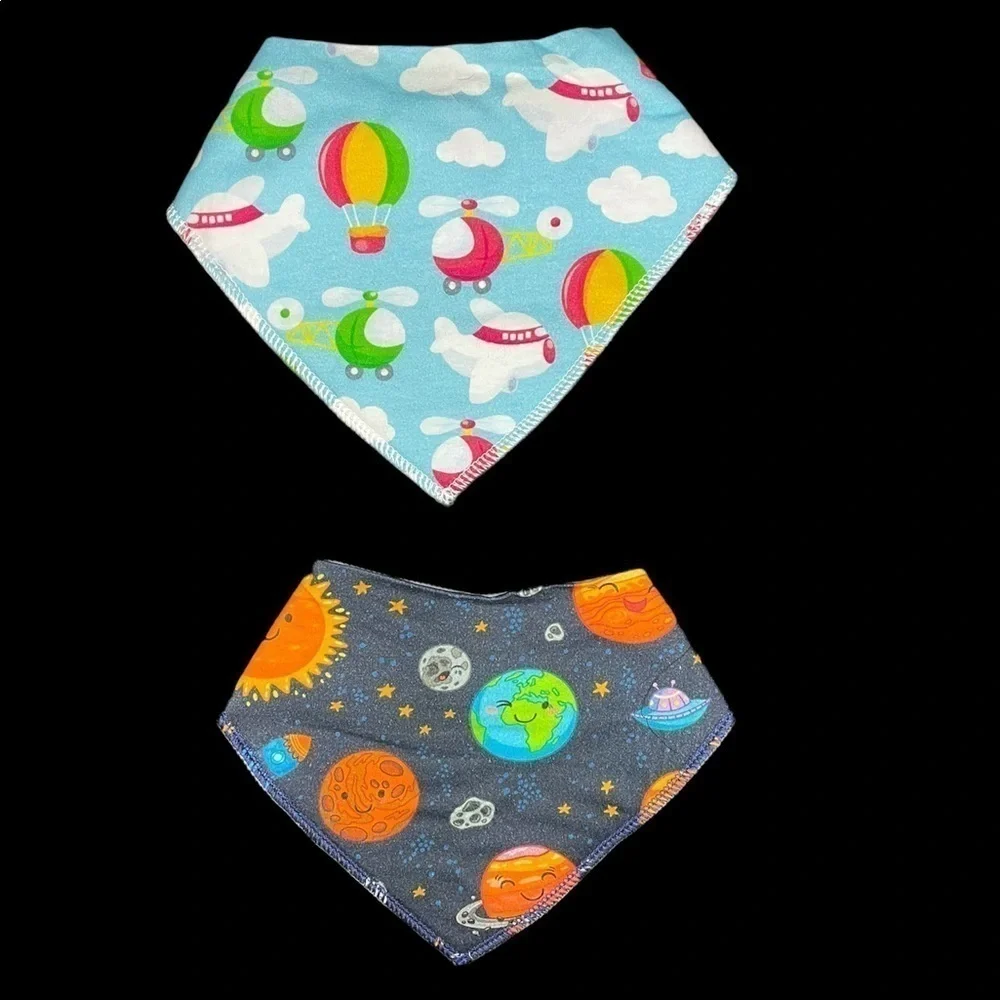 Baby cloth snap back bibs Bandanas